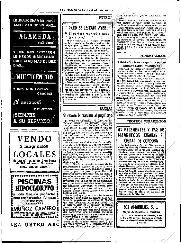 ABC SEVILLA 29-07-1978 página 40