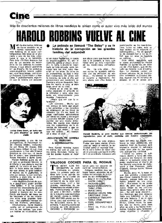 BLANCO Y NEGRO MADRID 02-08-1978 página 54