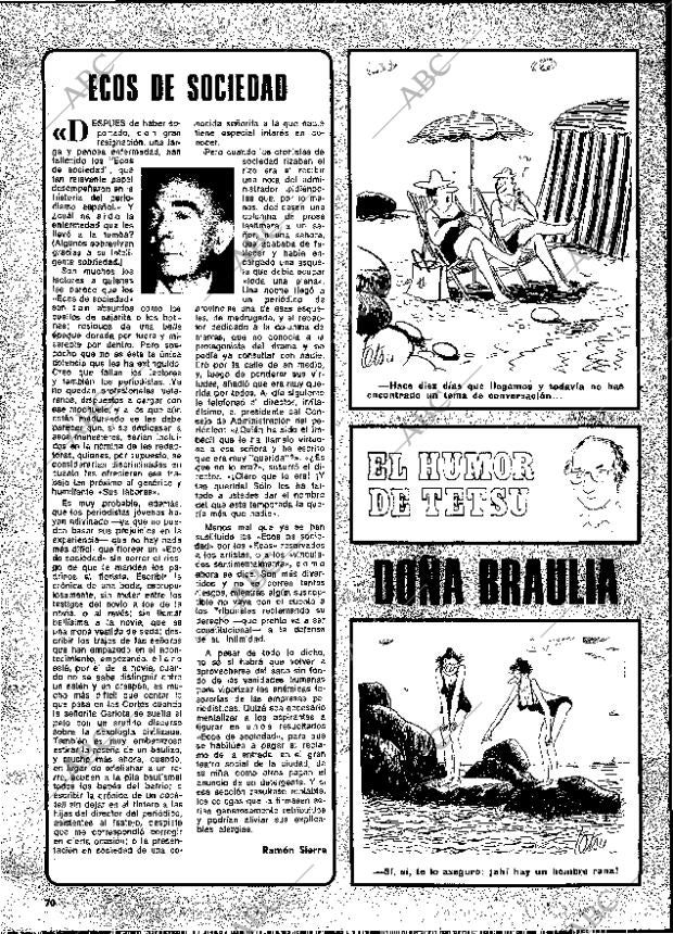 BLANCO Y NEGRO MADRID 02-08-1978 página 70
