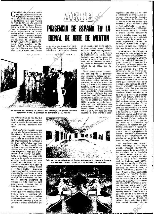 BLANCO Y NEGRO MADRID 02-08-1978 página 72