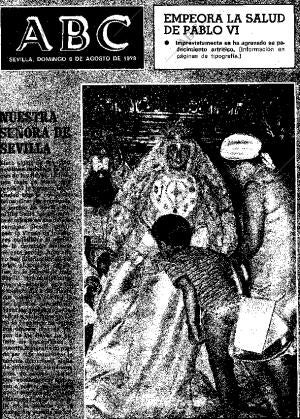 ABC SEVILLA 06-08-1978 página 1