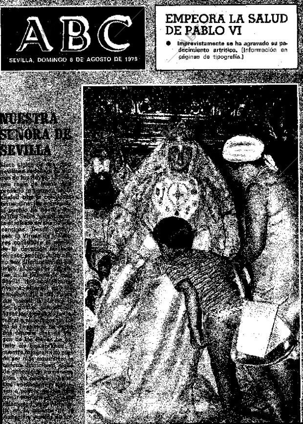 ABC SEVILLA 06-08-1978 página 1