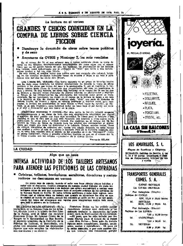 ABC SEVILLA 06-08-1978 página 29