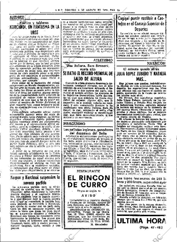 ABC SEVILLA 06-08-1978 página 42