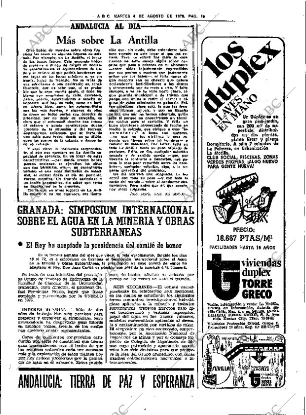 ABC SEVILLA 08-08-1978 página 31