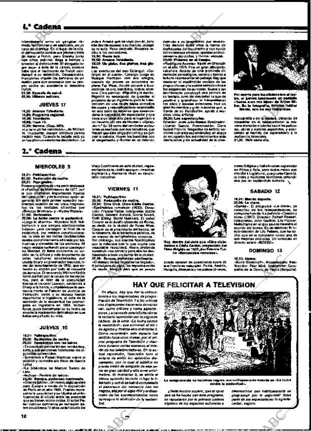 BLANCO Y NEGRO MADRID 09-08-1978 página 12