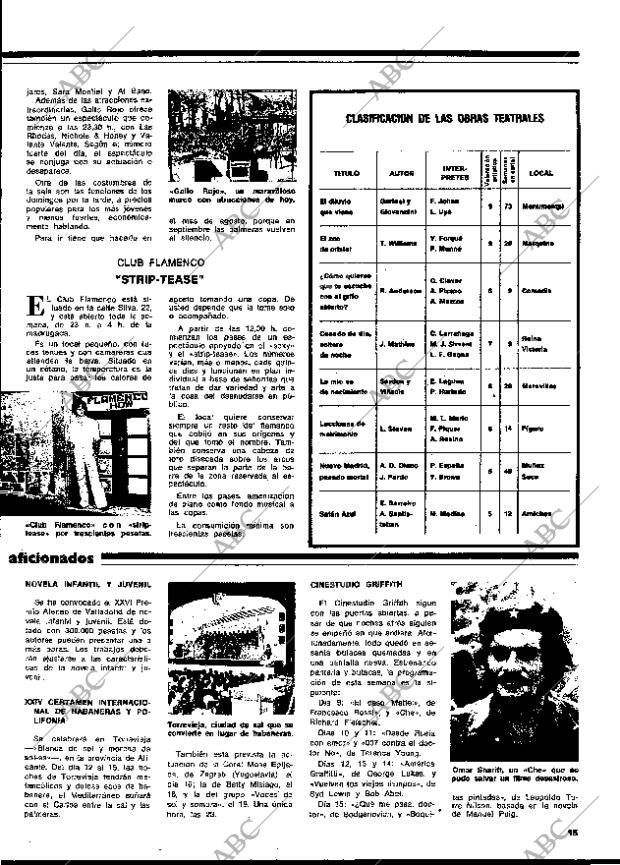 BLANCO Y NEGRO MADRID 09-08-1978 página 15