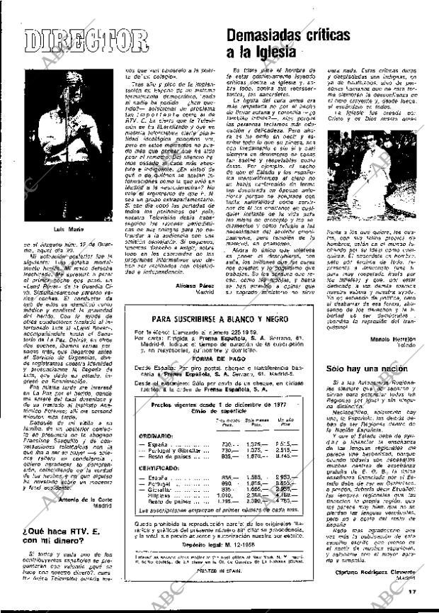 BLANCO Y NEGRO MADRID 09-08-1978 página 17