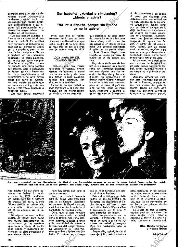 BLANCO Y NEGRO MADRID 09-08-1978 página 28