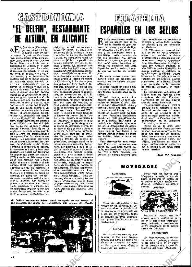 BLANCO Y NEGRO MADRID 09-08-1978 página 68