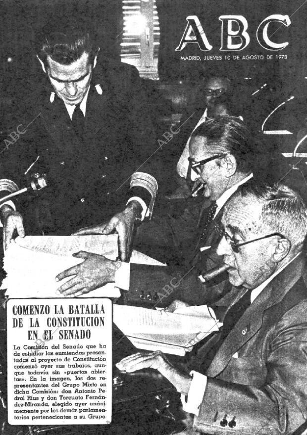 ABC MADRID 10-08-1978 página 1