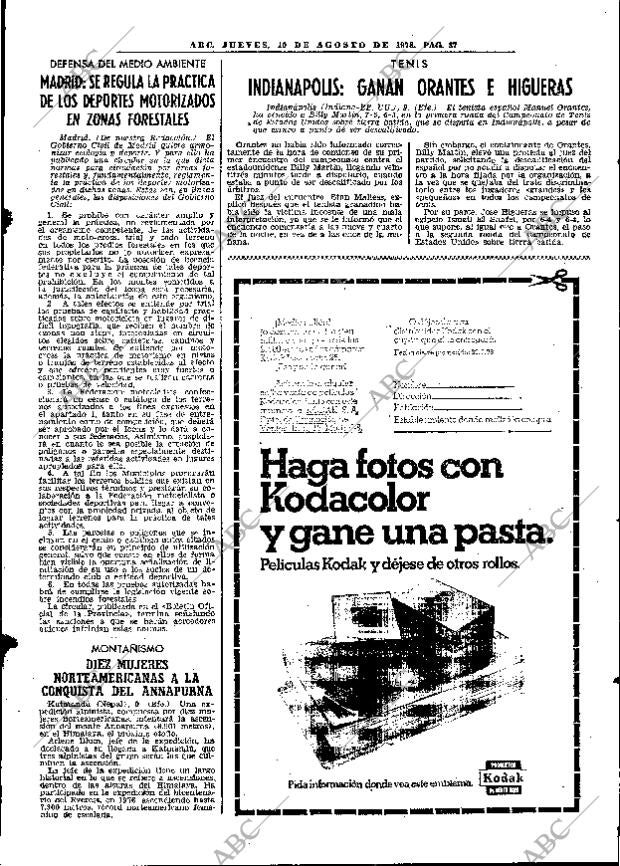 ABC MADRID 10-08-1978 página 45