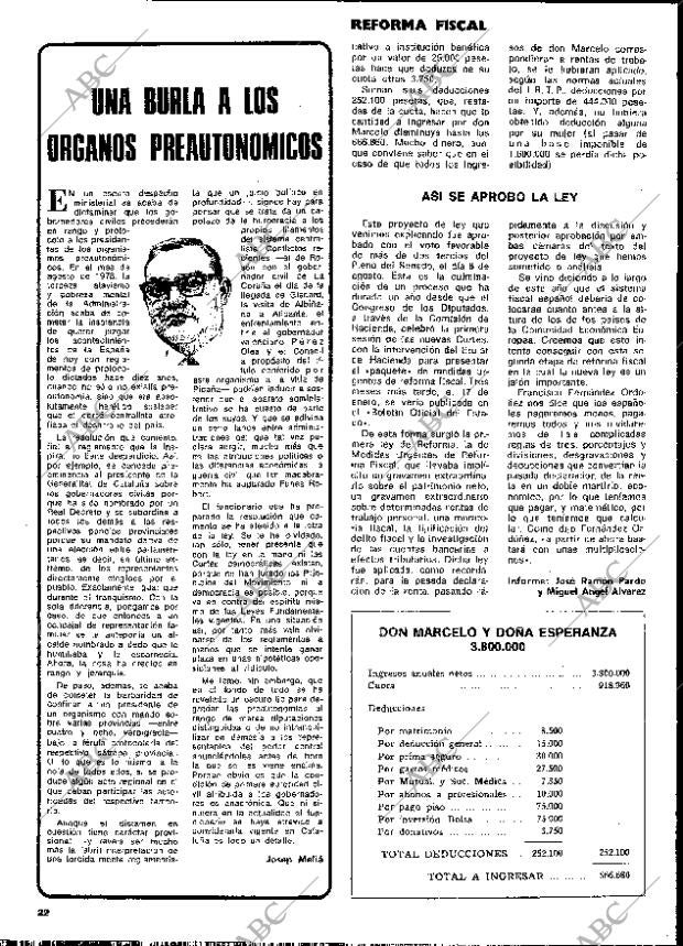 BLANCO Y NEGRO MADRID 16-08-1978 página 22