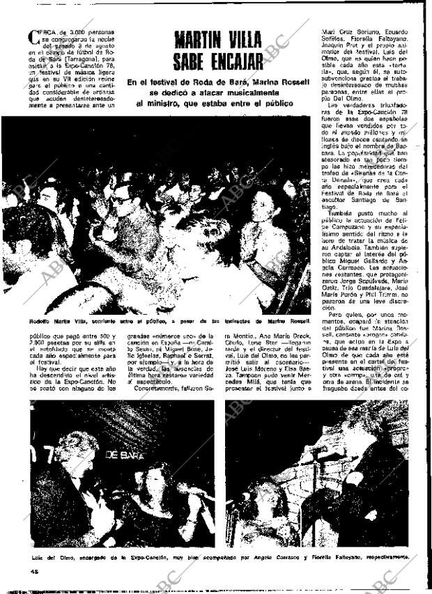 BLANCO Y NEGRO MADRID 16-08-1978 página 48