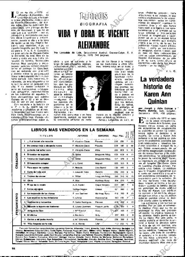 BLANCO Y NEGRO MADRID 16-08-1978 página 56