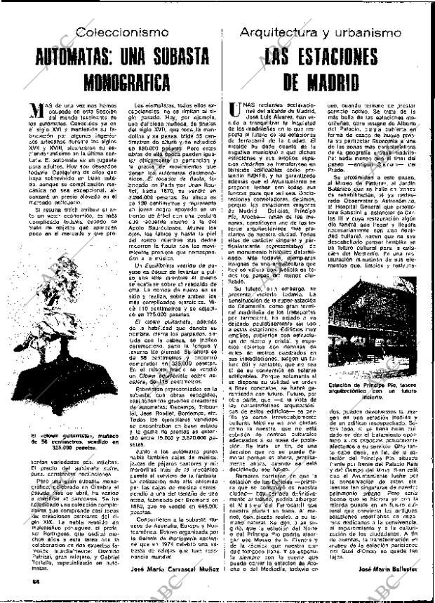 BLANCO Y NEGRO MADRID 16-08-1978 página 64