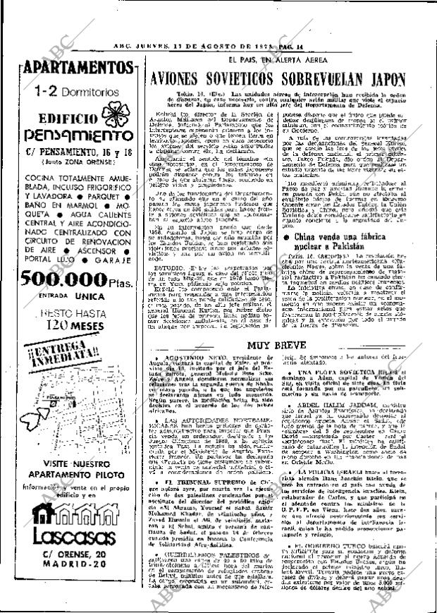 ABC MADRID 17-08-1978 página 22