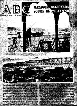 ABC SEVILLA 20-08-1978 página 1
