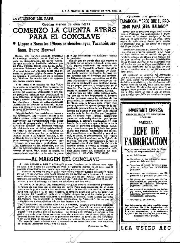 ABC SEVILLA 22-08-1978 página 19