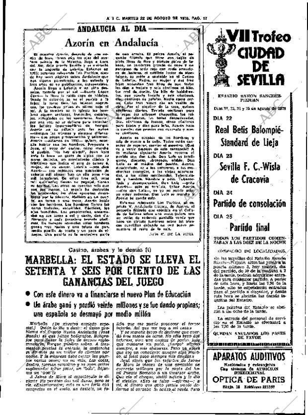 ABC SEVILLA 22-08-1978 página 25