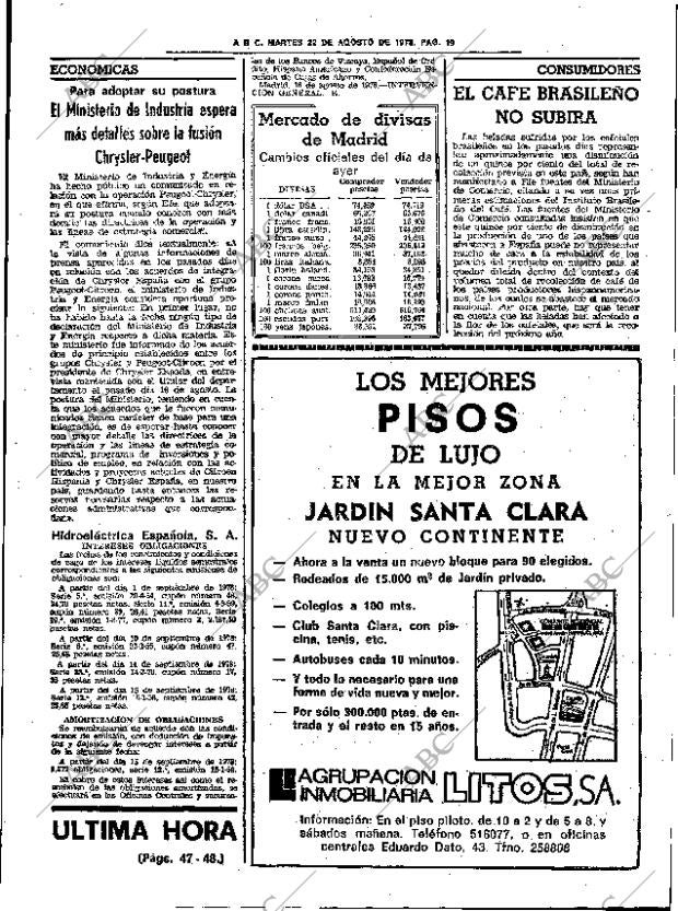 ABC SEVILLA 22-08-1978 página 27