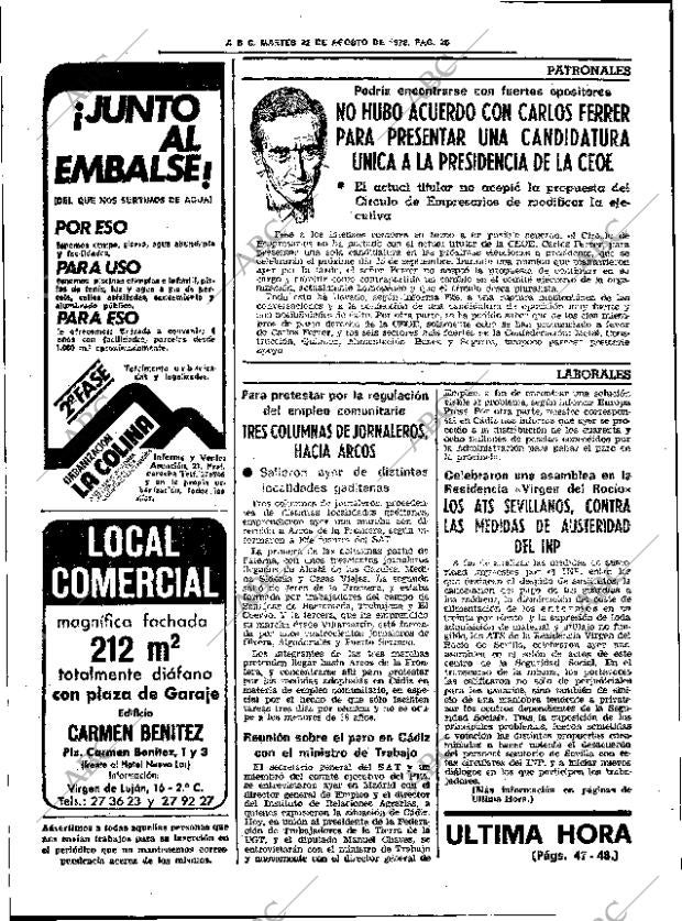 ABC SEVILLA 22-08-1978 página 28