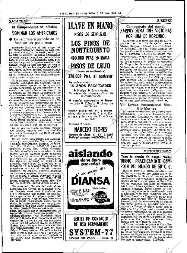 ABC SEVILLA 22-08-1978 página 42