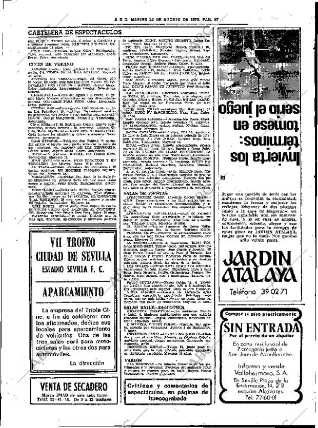 ABC SEVILLA 22-08-1978 página 45