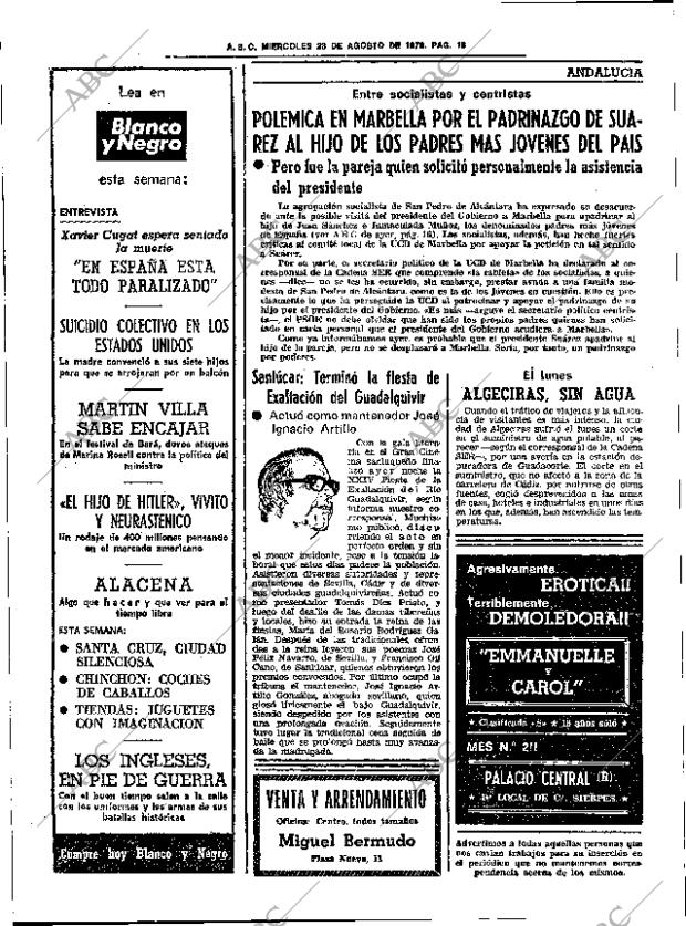 ABC SEVILLA 23-08-1978 página 22