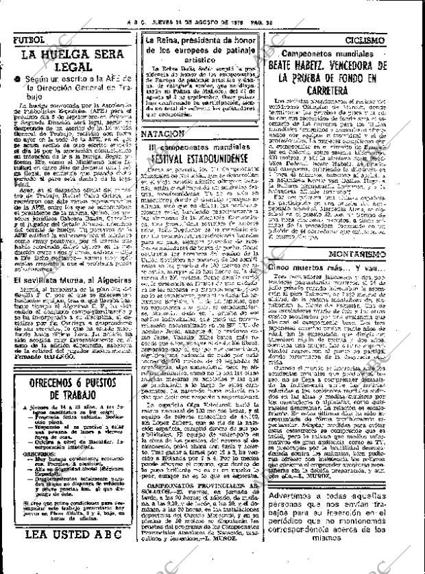ABC SEVILLA 24-08-1978 página 36