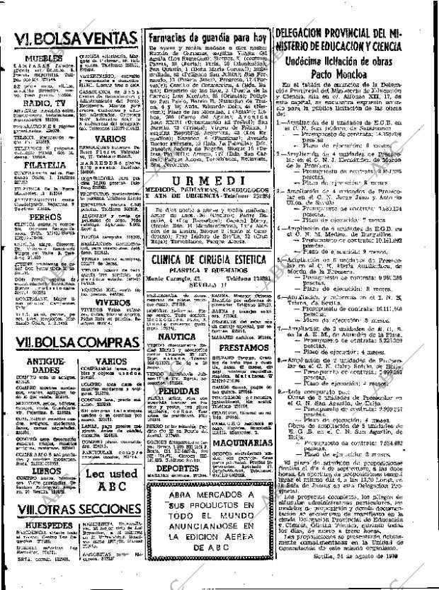 ABC SEVILLA 25-08-1978 página 44