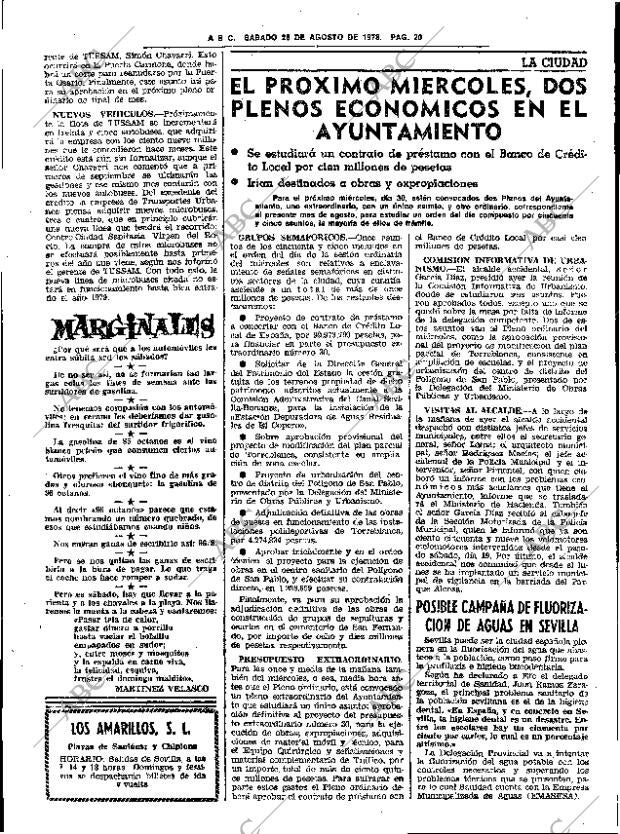 ABC SEVILLA 26-08-1978 página 28