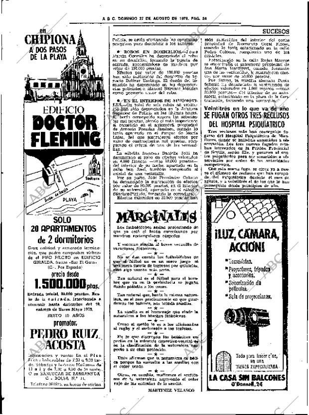 ABC SEVILLA 27-08-1978 página 28