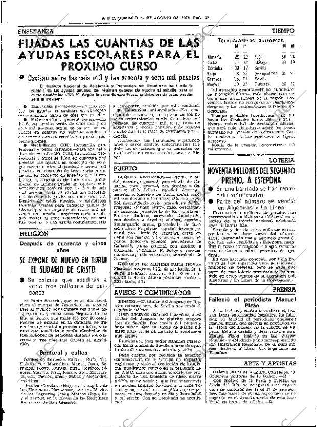 ABC SEVILLA 27-08-1978 página 36