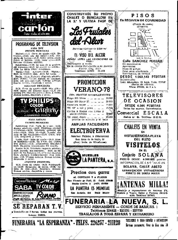 ABC SEVILLA 27-08-1978 página 48