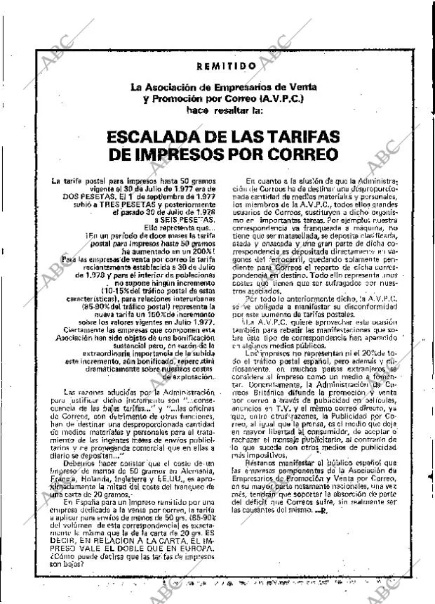 ABC MADRID 29-08-1978 página 63