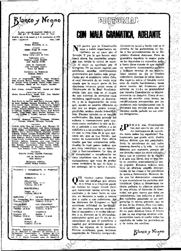 BLANCO Y NEGRO MADRID 30-08-1978 página 17