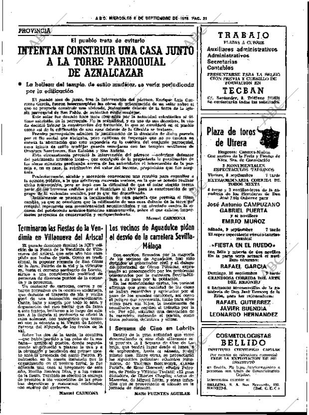 ABC SEVILLA 06-09-1978 página 25