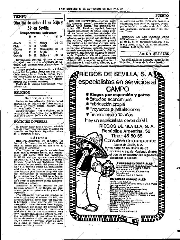 ABC SEVILLA 10-09-1978 página 41