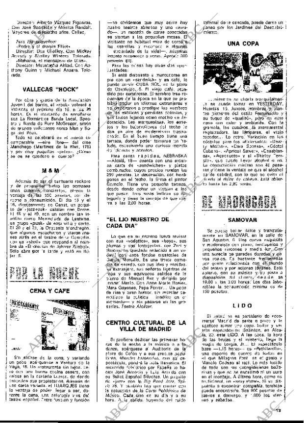 BLANCO Y NEGRO MADRID 13-09-1978 página 13