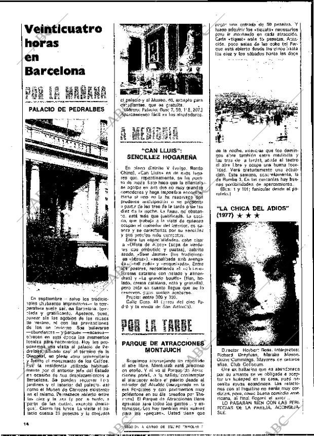 BLANCO Y NEGRO MADRID 13-09-1978 página 14
