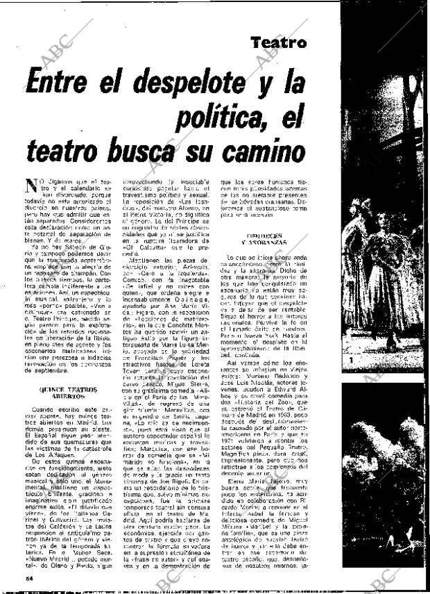 BLANCO Y NEGRO MADRID 13-09-1978 página 54