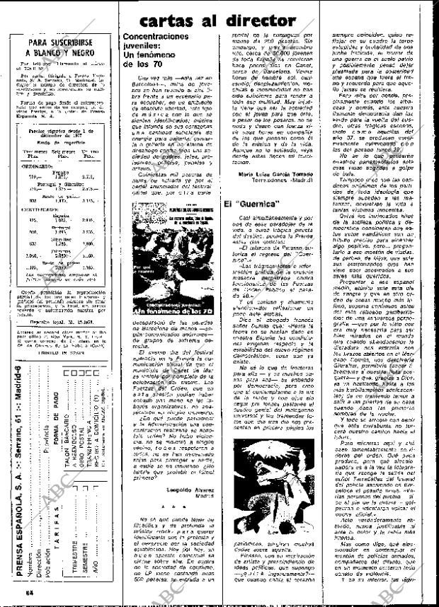 BLANCO Y NEGRO MADRID 13-09-1978 página 64