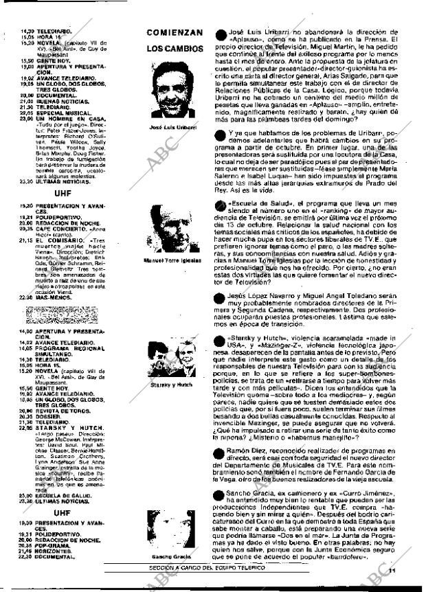 BLANCO Y NEGRO MADRID 20-09-1978 página 11