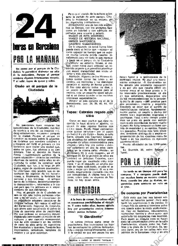 BLANCO Y NEGRO MADRID 20-09-1978 página 14