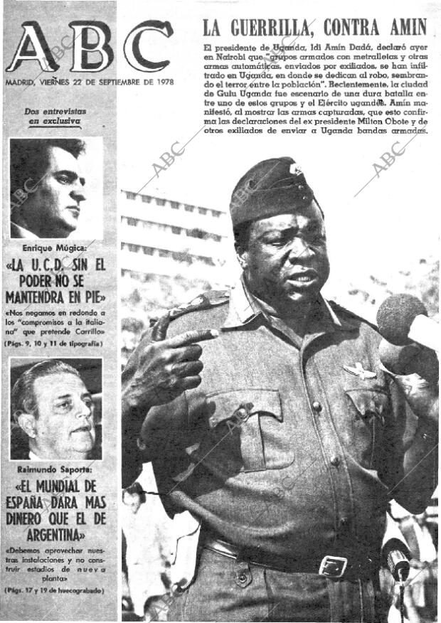 ABC MADRID 22-09-1978 página 1