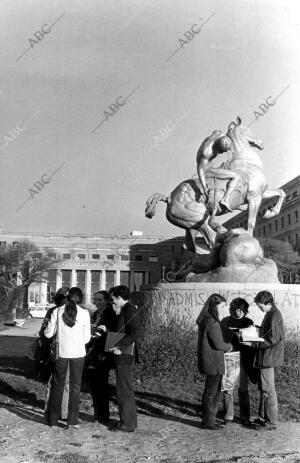 Estudiantes en ciudad Universitaria