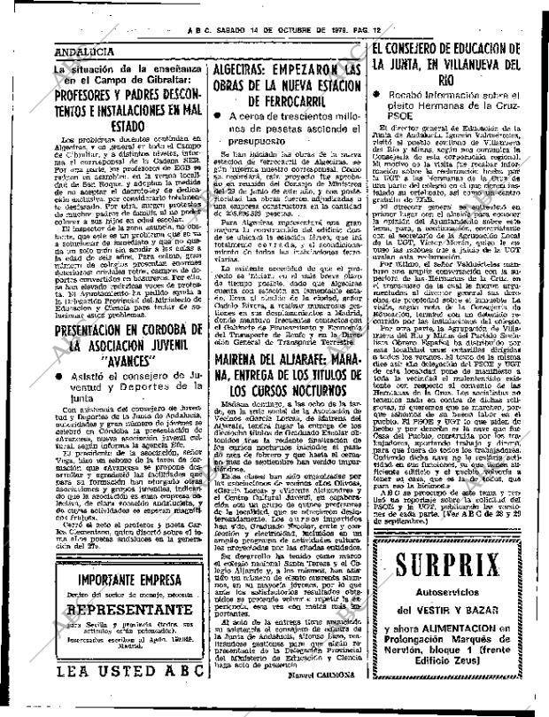 ABC SEVILLA 14-10-1978 página 20