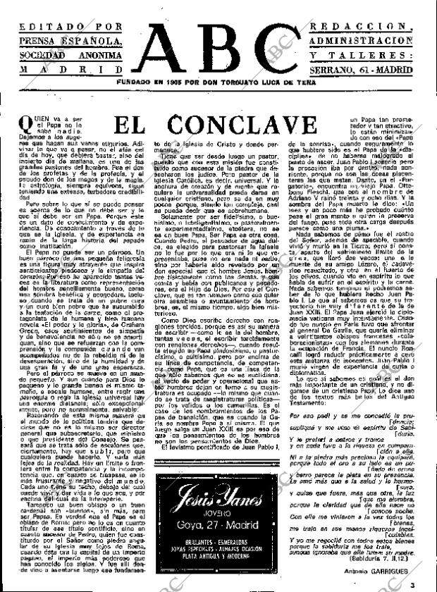 ABC MADRID 15-10-1978 página 3