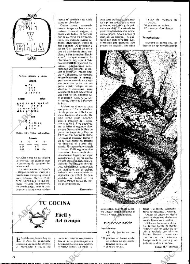 BLANCO Y NEGRO MADRID 18-10-1978 página 72